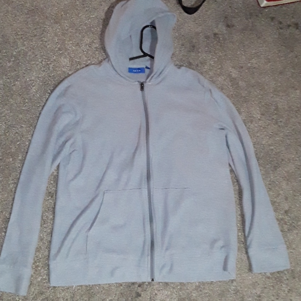 APT 9 grey zip up hoodie size medium.